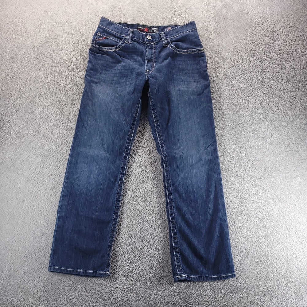 Ariat Jeans Mens 32 Blue M4 Relaxed Boot FR Workwear Flame Resistant 10023467